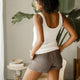 Cosset Easy Shorts Chocolate