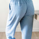 Cosset Lazy Joggers Faded Denim