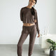 Cosset Cropped Sweatshirt Chocolate