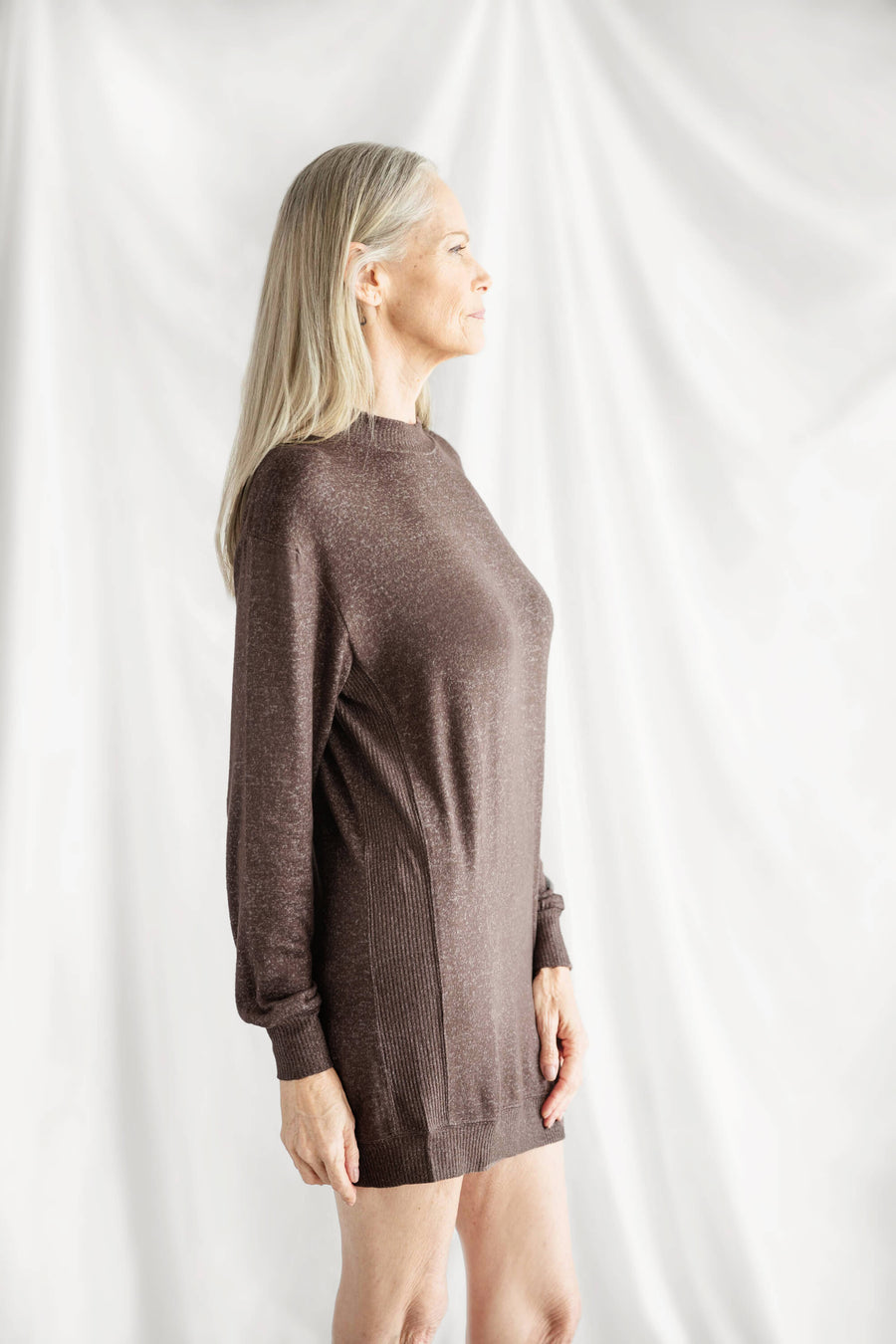 Cosset Lazy Sweater Dress Olive / XS/S Cosset Lazy Sweater Dress Olive / XS/S
