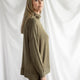 Cosset Relaxed Turtleneck Olive