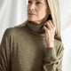 Cosset Relaxed Turtleneck Olive