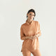 Cosset Relaxed Turtleneck Camel