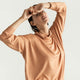 Cosset Relaxed Turtleneck Camel