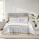 Frame Bamboo Euro Sham White - Gold