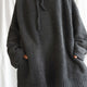 Coal Oversized Snug Blanket Teddy Hoodie