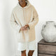 Taupe Oversized Snug Blanket Teddy Hoodie