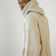 Taupe Oversized Snug Blanket Teddy Hoodie
