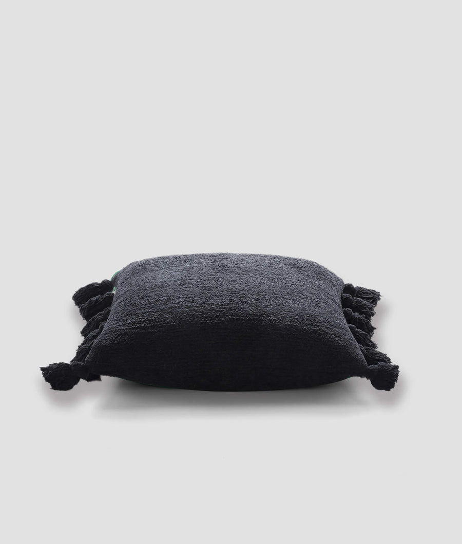 Sunday Citizen Pom Pom Throw Pillow - 20 x 20 / Black