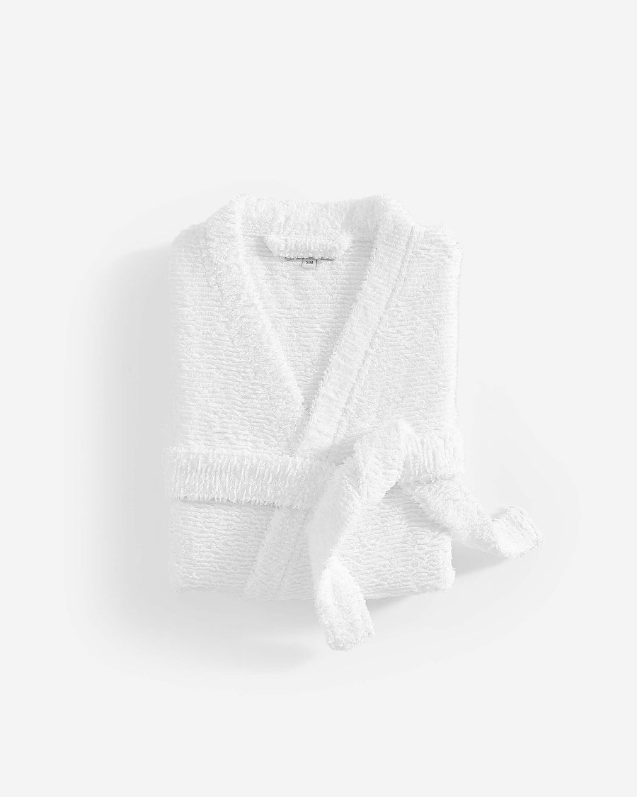 Cascais Bath Robe Clear White