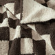 Checkerboard throw Mocha - Sahara Tan
