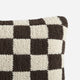 Checkerboard Mini Pillow Mocha - Sahara Tan
