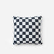 Checkerboard Midnight - Clear White