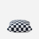 Checkerboard Midnight - Clear White