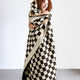 Checkerboard throw Mocha - Sahara Tan