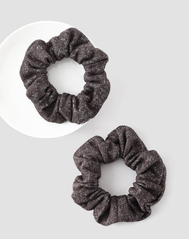 Cosset Scrunchie Set Caviar Black