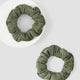 Cosset Scrunchie Set Olive
