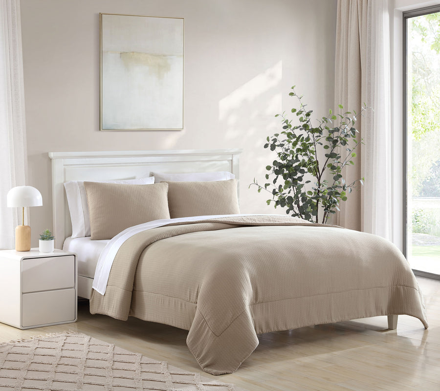 Natural Premium Bamboo Pillowcase Set Clear White