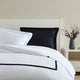 Natural Premium Bamboo Sham Set Black