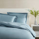 Natural Premium Bamboo Sham Set Denim