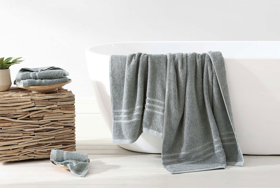 Plush Shadow Grey Washcloth
