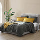 Snug Euro sham granite