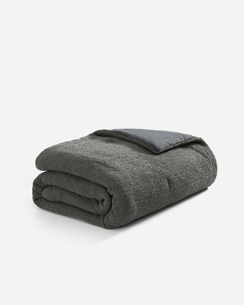 Grey fleece blanket discount primark