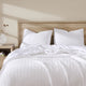Snug Waffle + Bamboo Sham Set Clear White