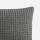 Snug Waffle Throw Pillow Granite