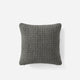 Snug Waffle Throw Pillow Granite
