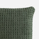 Snug Waffle Throw Pillow Moss