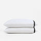 Frame Premium Bamboo Pillowcase Set White - Black