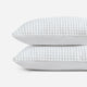 Snug Waffle Comforter Bundle Clear White