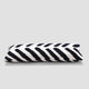 Tulum Lumbar Pillow Black - Off White