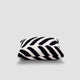 Tulum Throw Pillow Black - Off White