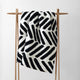 Tulum Throw Black - Off White