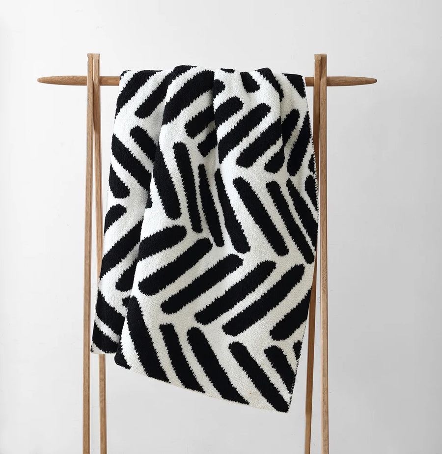 Safari Stripes Animal Print Bath Towel Set