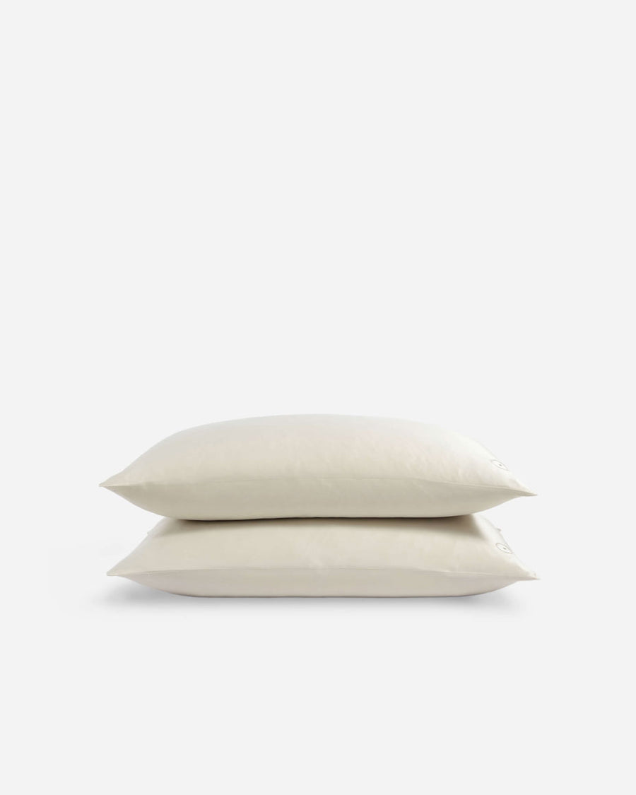 Washable Silk Pillowcase Set Latte