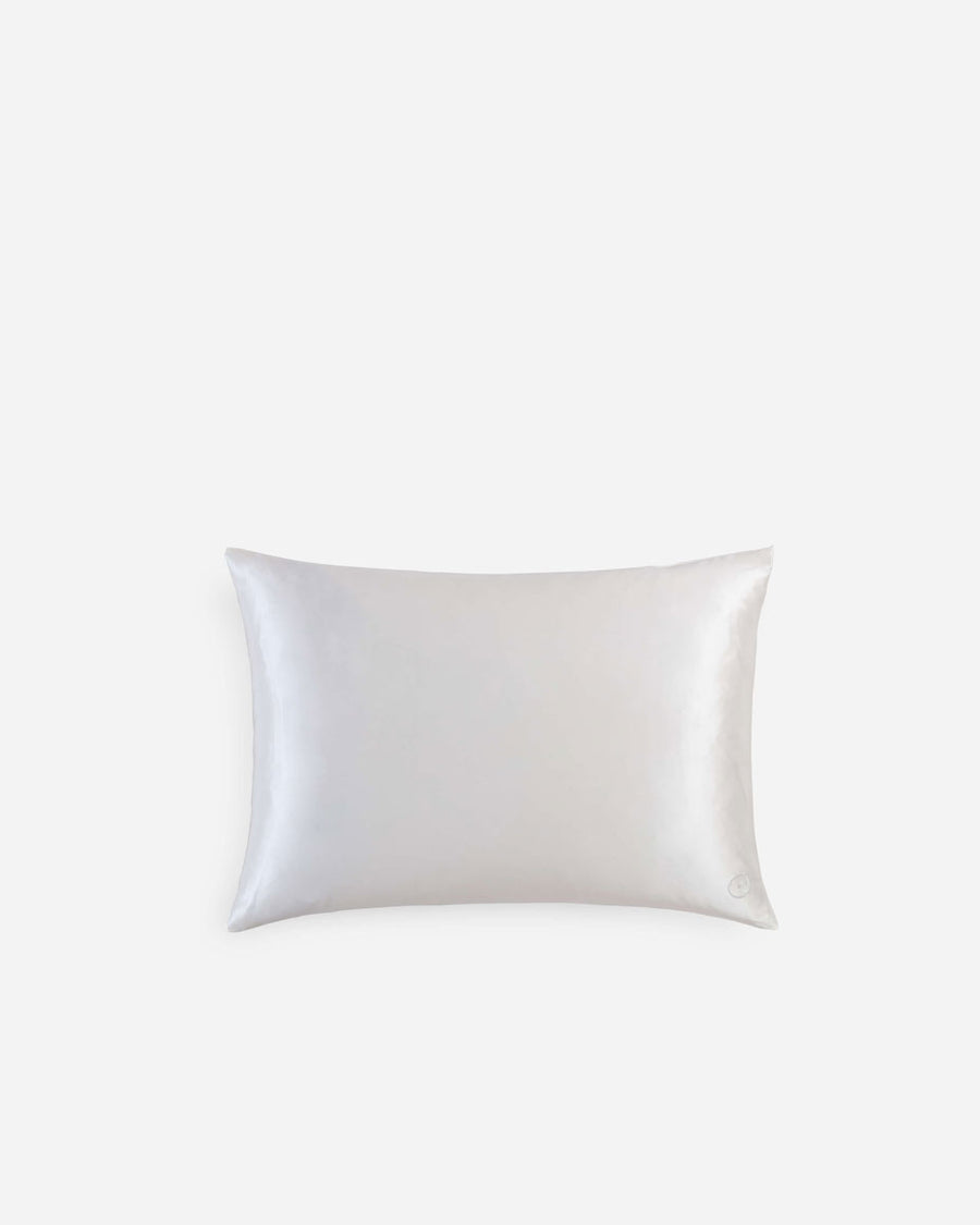 Washable Silk Pillowcase Set Pearl White