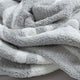 Woodland Throw Cloud Gray - Off White