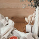 Woodland Throw Cloud Gray - Off White