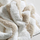 Woodland Throw Sahara Tan - Off White