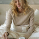 Woodland Throw Sahara Tan - Off White