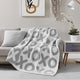 XOXO Throw Cloud Gray - Off White