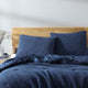 Snug Waffle + Bamboo Sham Set Midnight